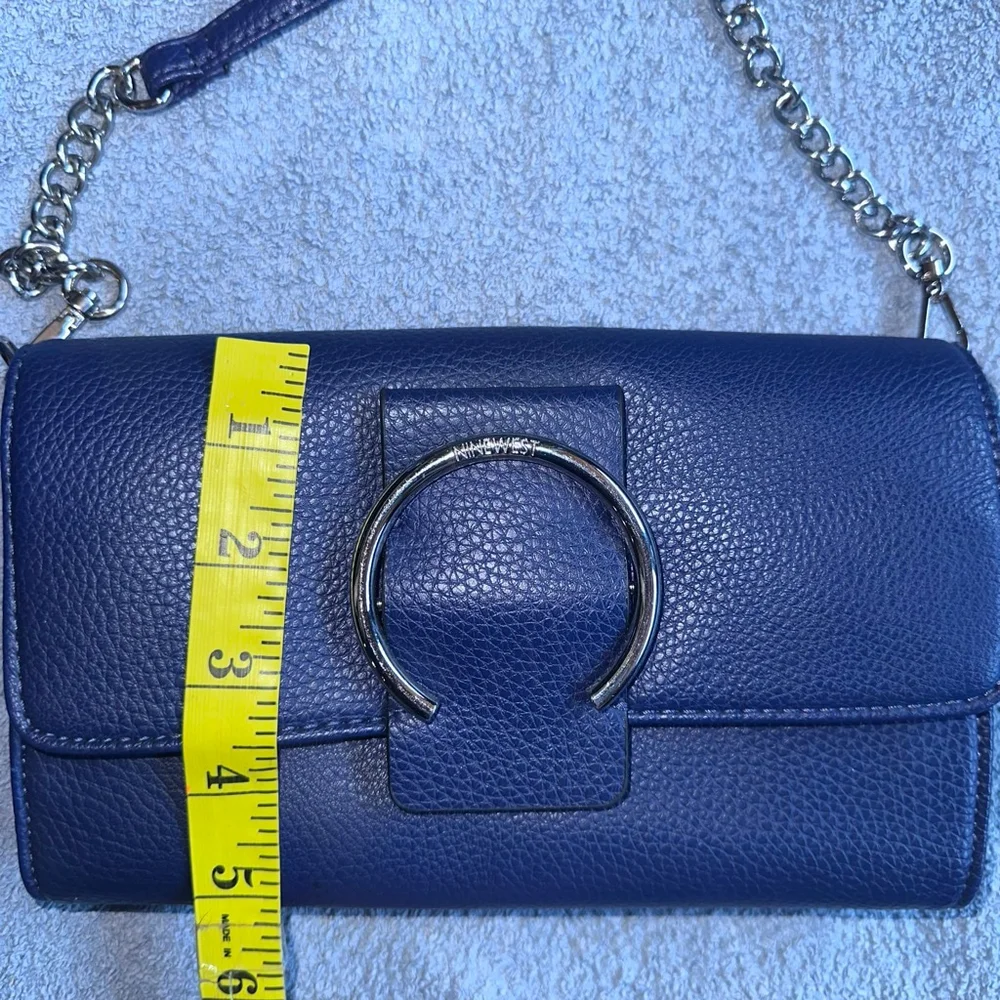 NWOT Nine West Navy Blue Crossbody/Clutch Purse Handbag